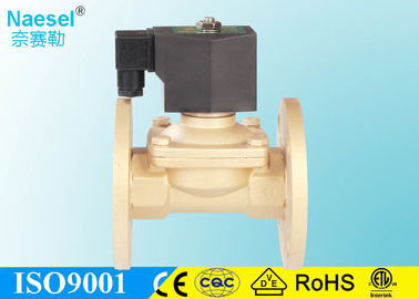 Water solenoid valve 12V Flange Connection 2W Solenoid Valve NBR Seal for Low Pressure System